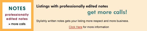 professionally edited notes get more calls